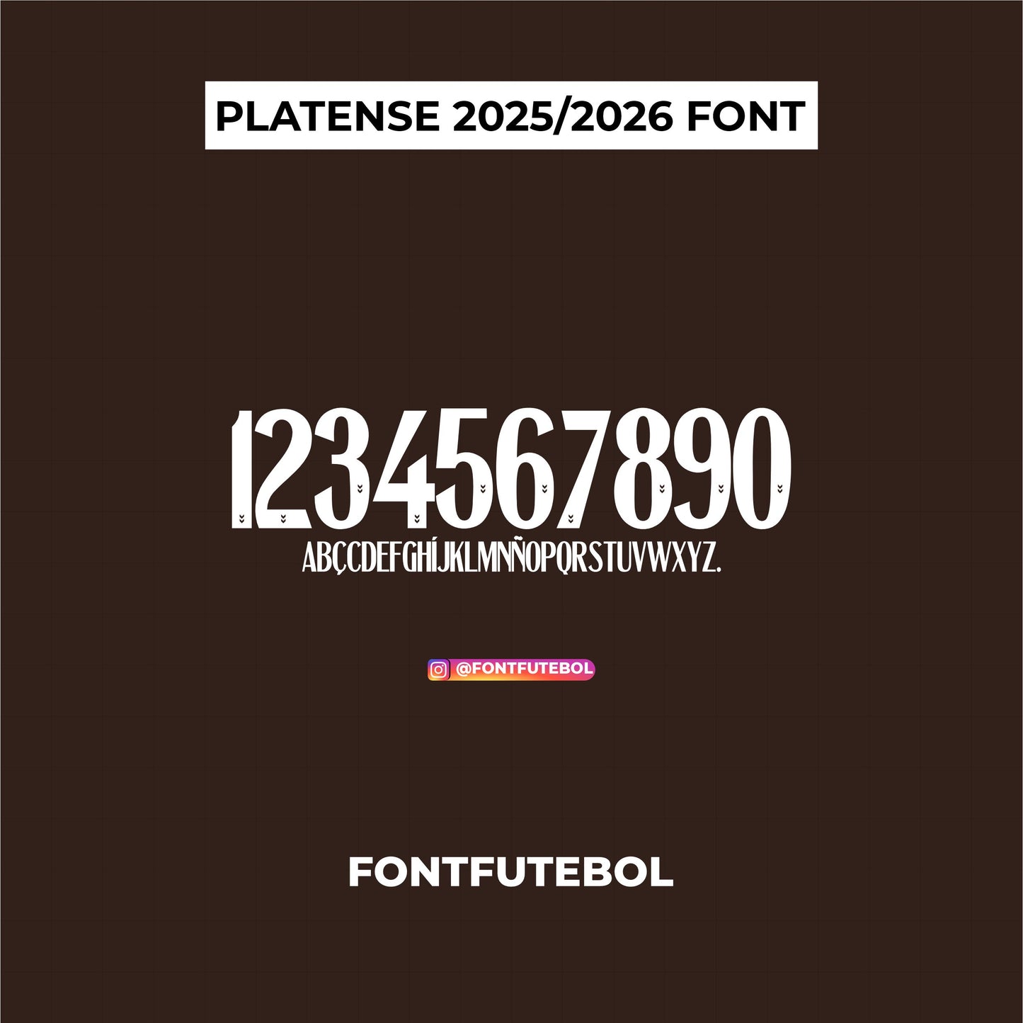 PLATENSE 2025 - 2026 FONT