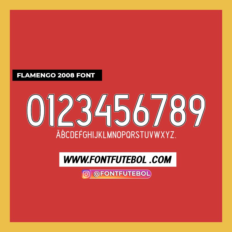 FLAMENGO 2008 FONT