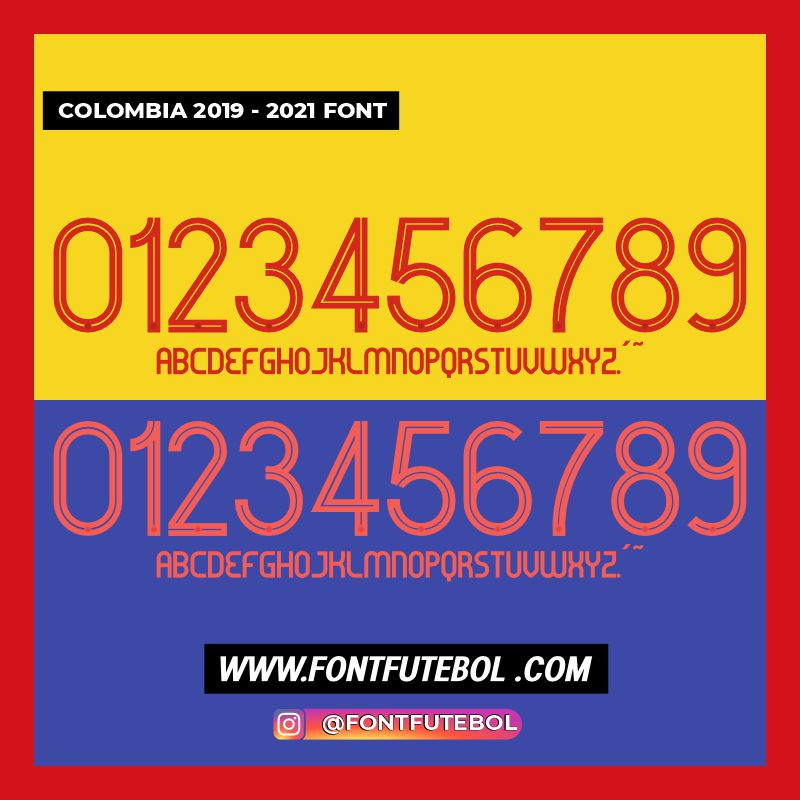 COLOMBIA 2019 -2021 FONT