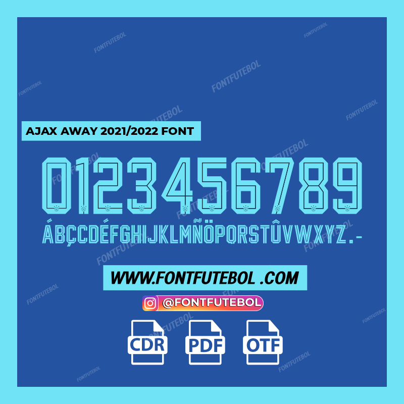 AJAX AWAY 2021/2022 FONT
