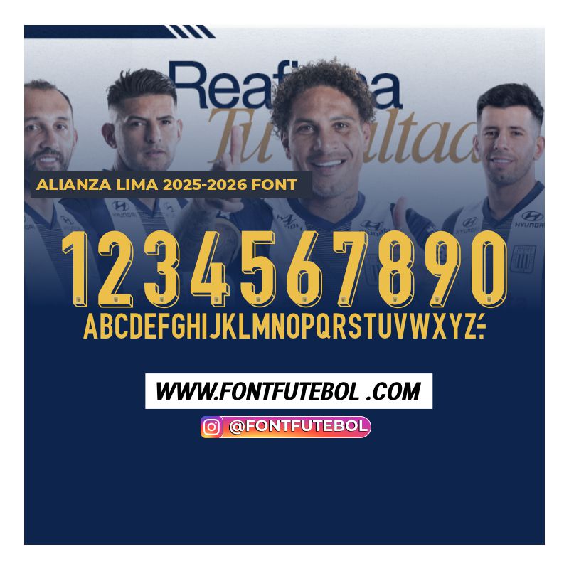 ALIANZA LIMA 2025-2026 FONT