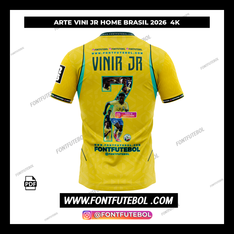 ARTE VINI JR HOME/AWAY BRASIL 2026 4K