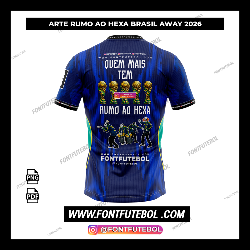 ART TOWARDS THE SIXTH TITLE BRAZIL AWAY 2026