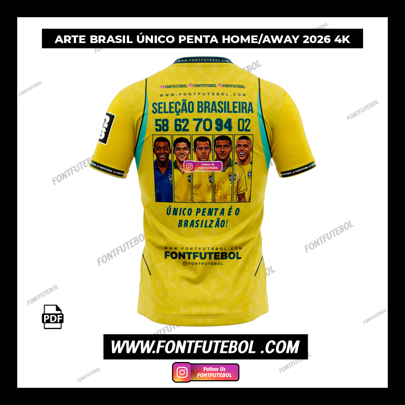 UNIQUE ART BRAZIL PENTA HOME/AWAY 2026 4K