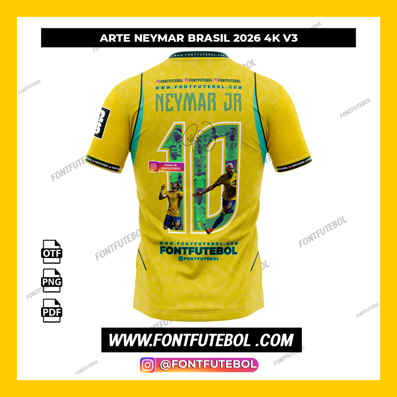 ARTE NEYMAR BRASIL 2026 4H V3