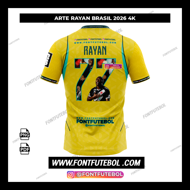 ARTE RAYAN BRASIL 2026 4K