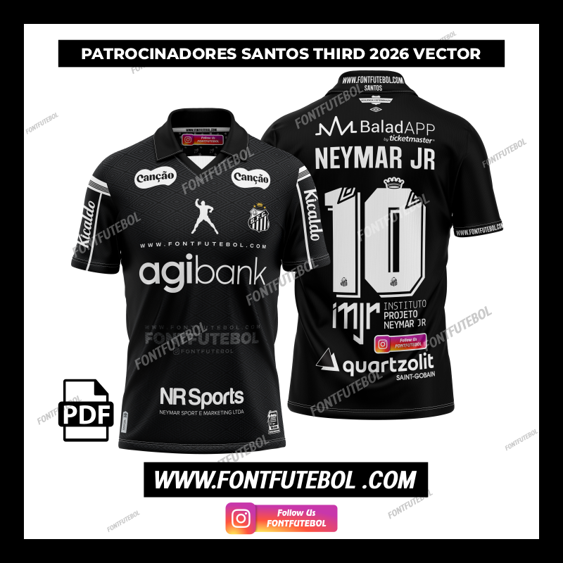 PATROCINADORES SANTOS THIRD 2026 VECTOR