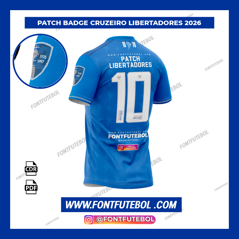 PATCH BADGE CRUZEIRO 2026 VECTOR