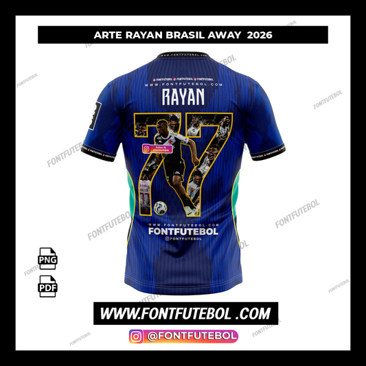 ARTE RAYAN BRASIL HOME/AWAY 2026