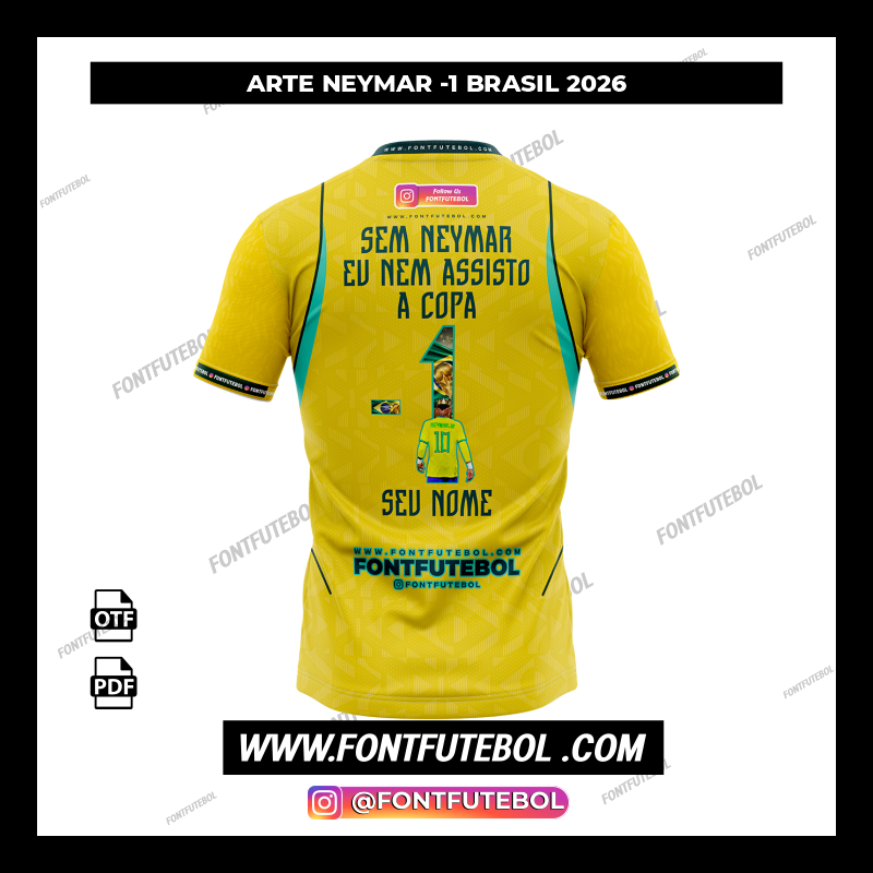 ARTE NEYMAR -1 BRASIL 2026