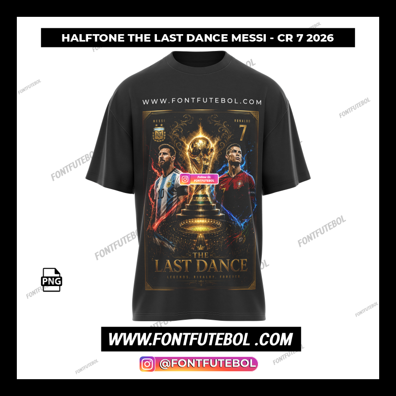 HALFTONE THE LAST DANCE MESSI - CR7 2026