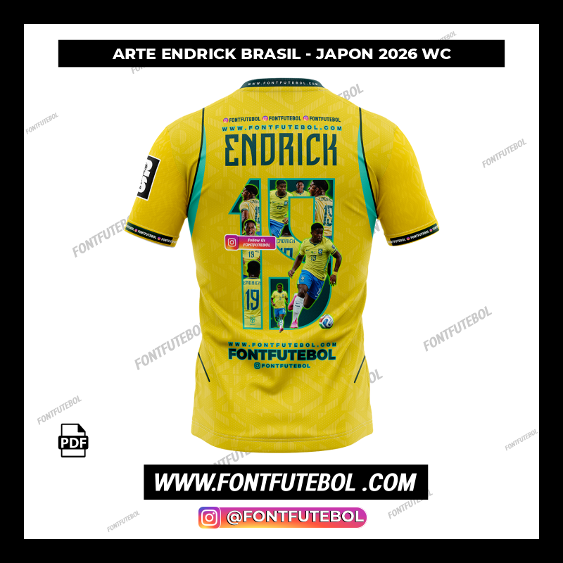 ARTE ENDRICK BRASIL - JAPON 2026 WC