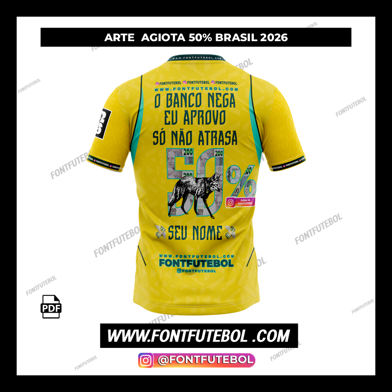ARTE AGIOTA 50% 30% BRASIL 2026