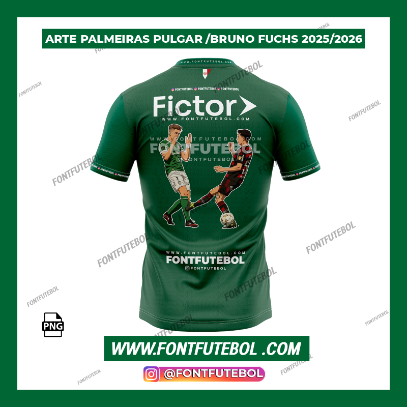ARTE PALMEIRAS PULGAR/BRUNO FUCHS 2025 FINAL LIBERTADORES