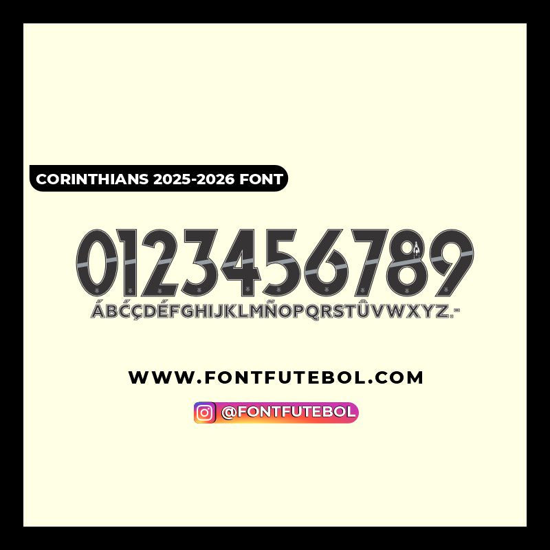 CORINTHIANS 2025-2026 FONT