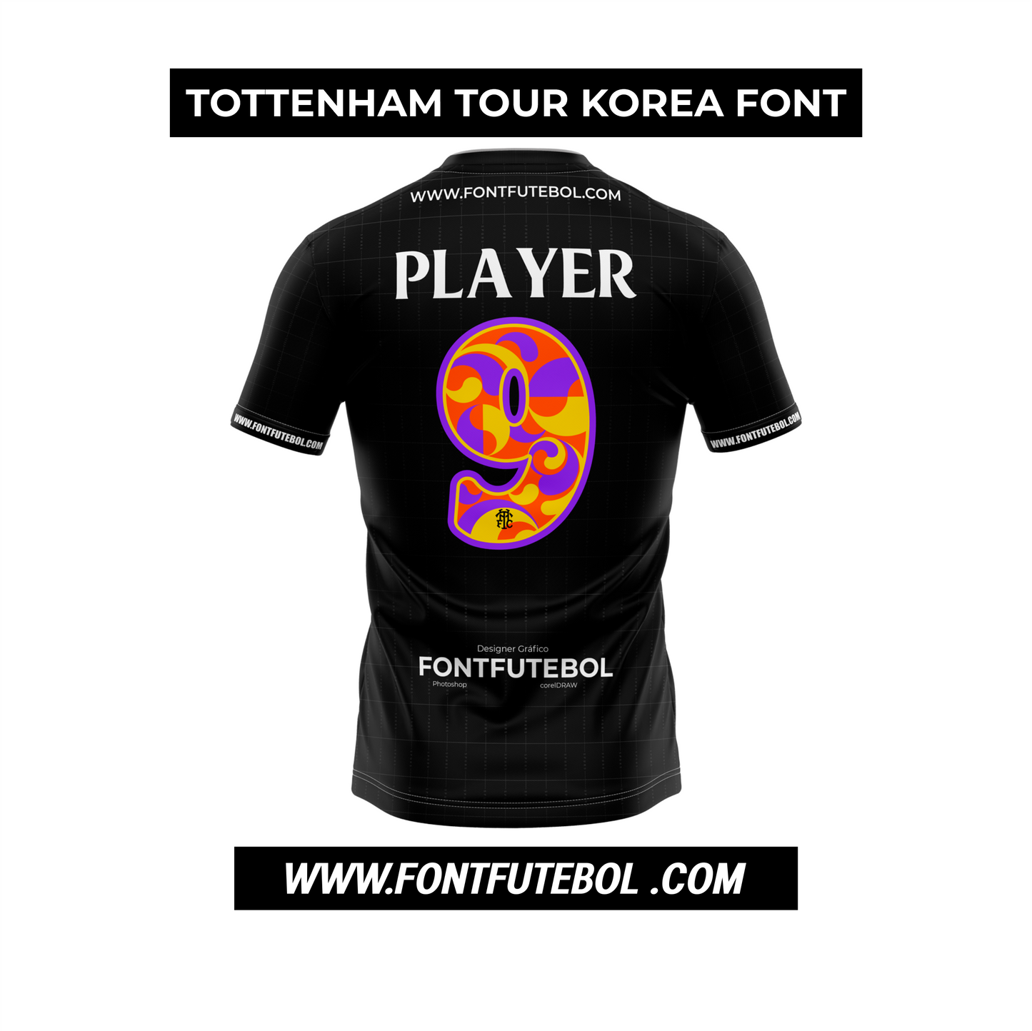 TOTTENHAM TOUR KOREA AND SPECIAL FONT 2025 FONT KIT