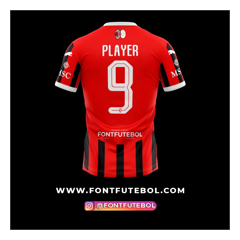 AC MILAN 2024-2025 FONT KIT