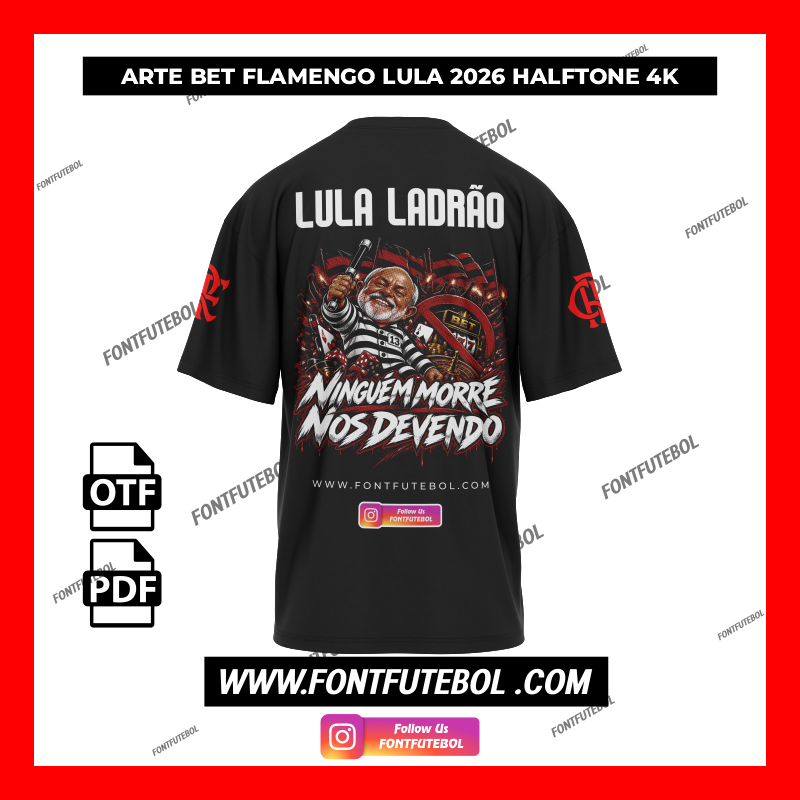 ARTE BET FLAMENGO LULA 2026 V1/V2 4K