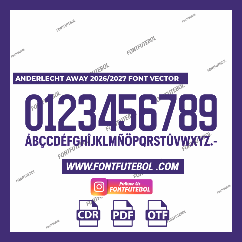 ANDERLECHT AWAY 2026/2027 FONT