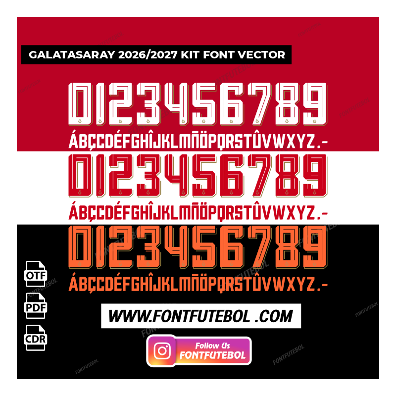 GALATASARAY 2026/2027 KIT FOTN VECTOR