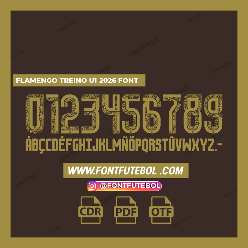 FLAMENGO TRAINING U1 2026 FONT