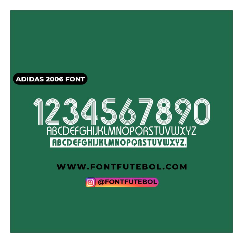 ADIDAS 2006 FONT