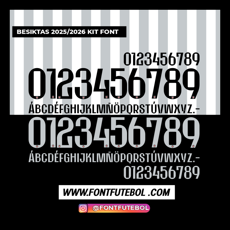 BESIKTAS 2025/2026 KIT FONT