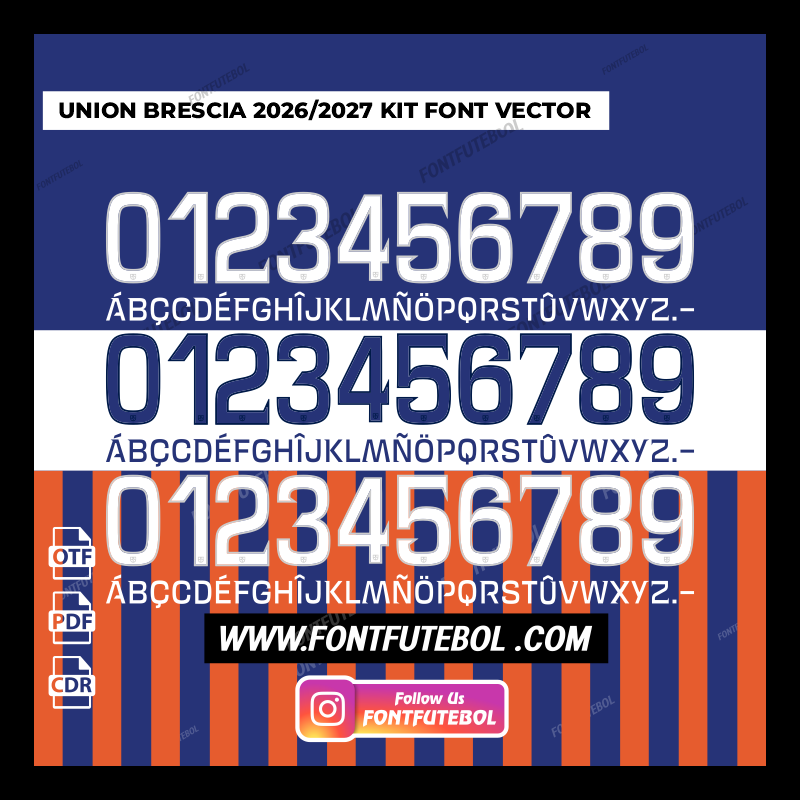 UNION BRESCIA 2026/2027 KIT FONT VECTOR