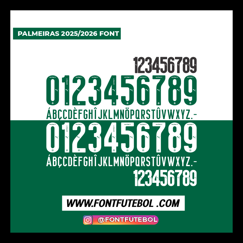 PALMEIRAS 2025-2026 FONT