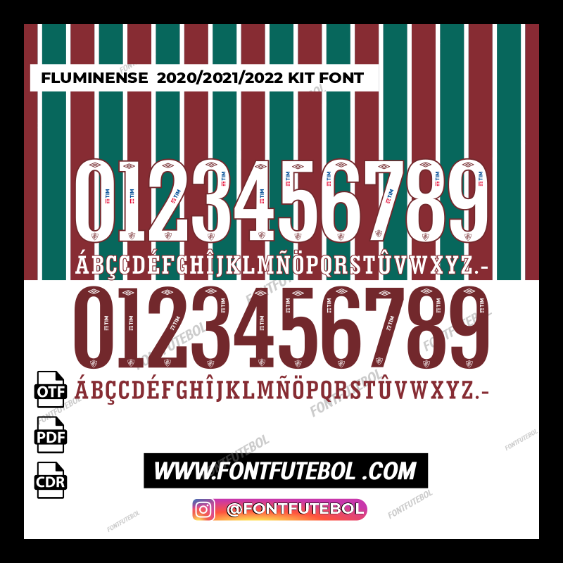 FLUMINENSE 2019/2020/2021 KIT FONT