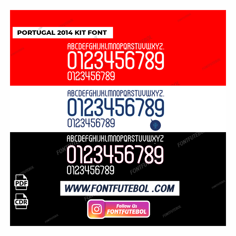 PORTUGAL 2014 KIT FONT