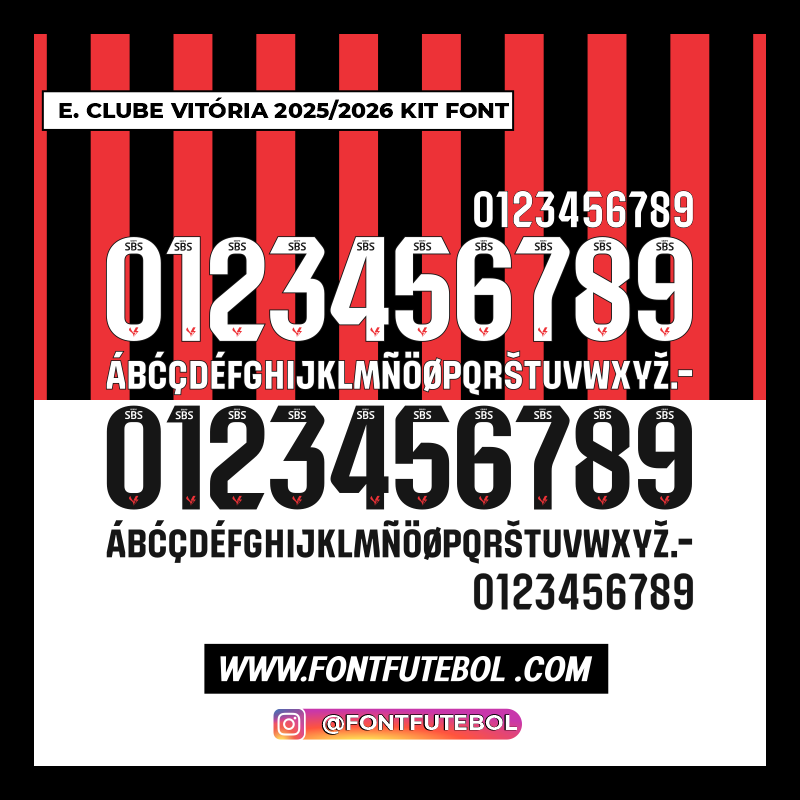 E. CLUB VICTORY 2025/2026 KIT FONT