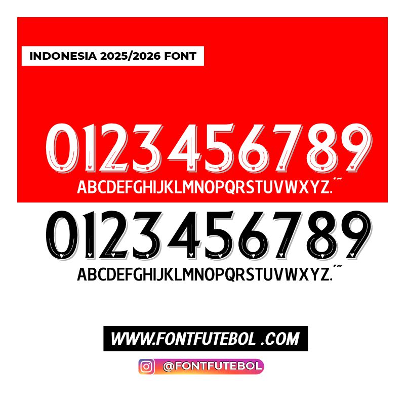 INDONESIA 2025/2026 FONT