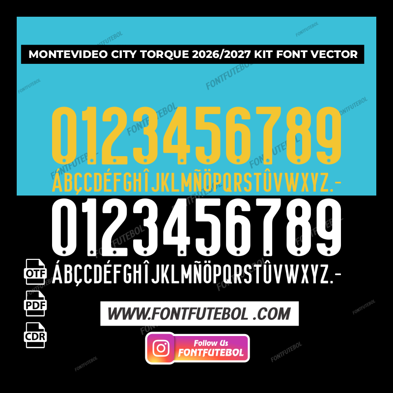 MONTEVIDEO CITY TORQUE 2026/2027 KIT FONT VECTOR