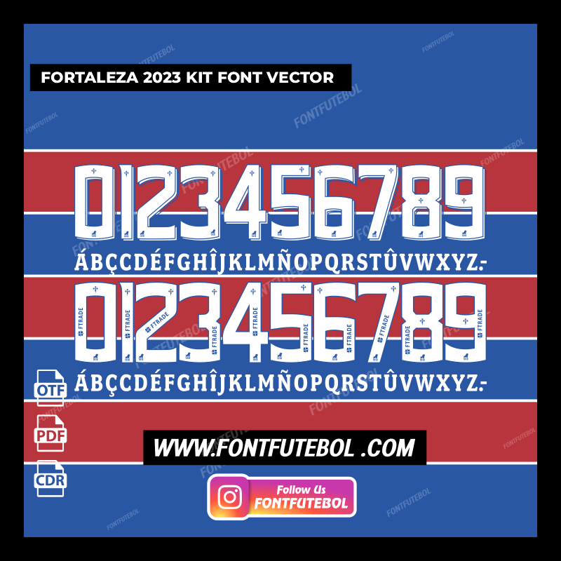FORTALEZA 2023 KIT FONT VECTOR