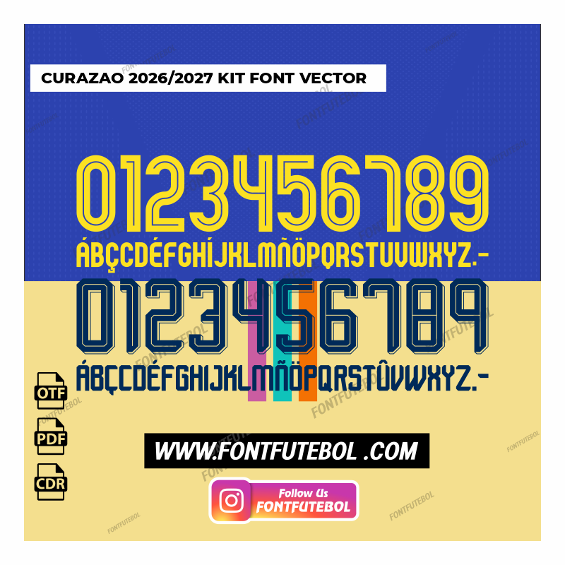CURAZAO 2026/2027 KIT FONT VECTOR