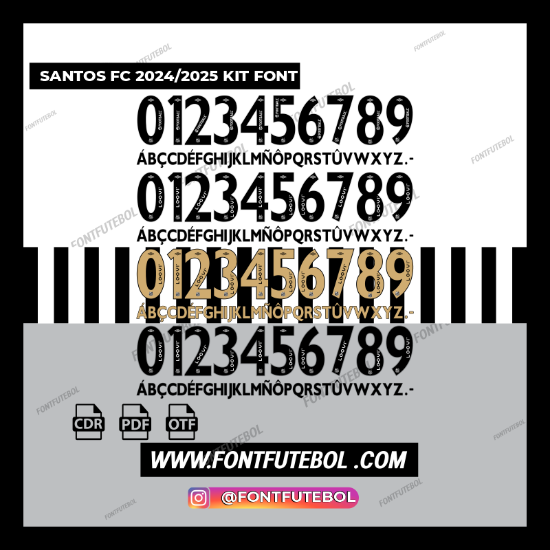 SANTOS FC 2024/2025 KIT FONT