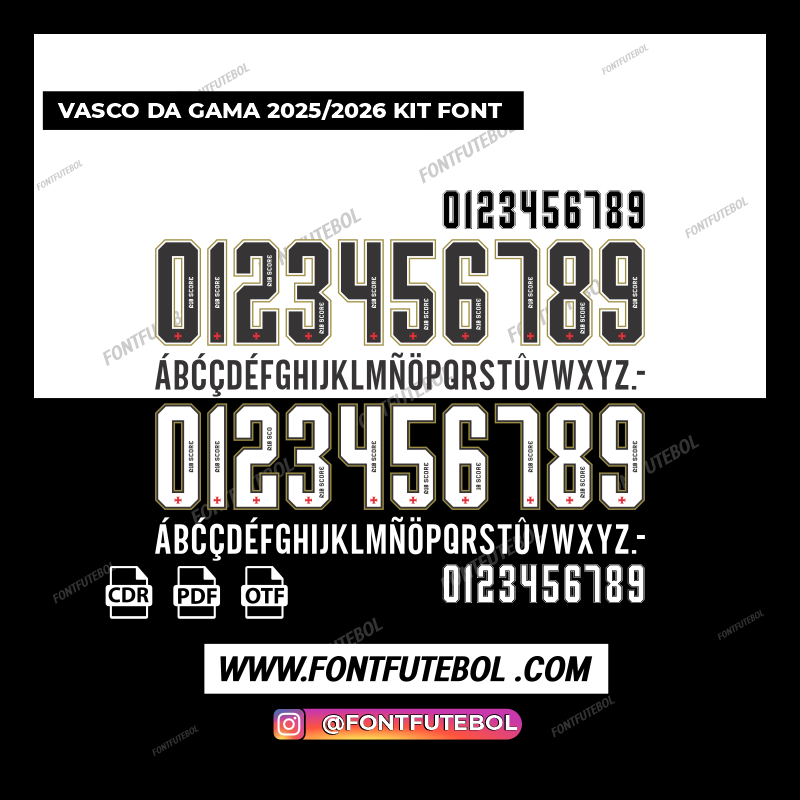 VASCO DA GAMA 2025/2026 FONT KIT