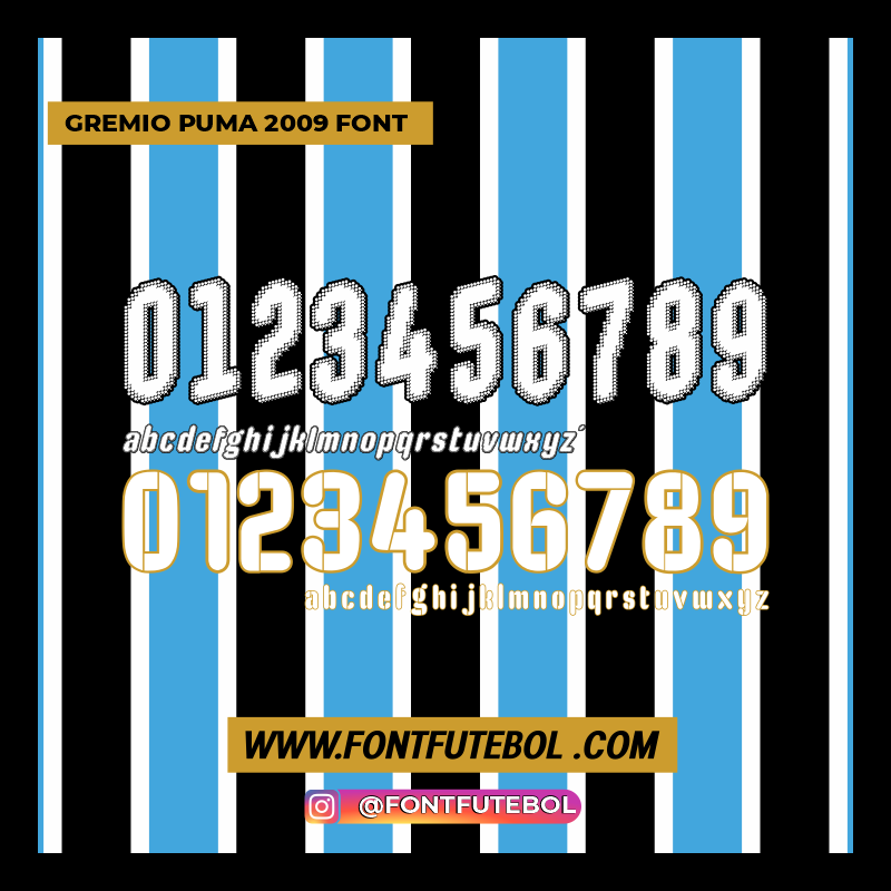 GREMIO PUMA 2009 KIT FONT