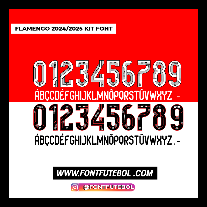 FLAMENGO 2024/2025 KIT FONT