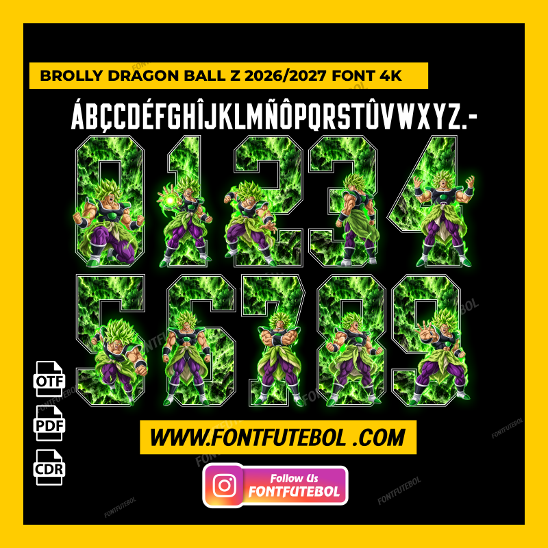 BROLLY DRAGON BALL Z 2026/2027 FONT 4K