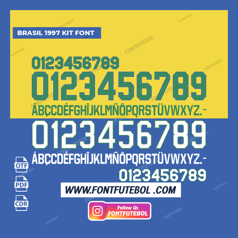 BRASIL 1997 KIT FONT