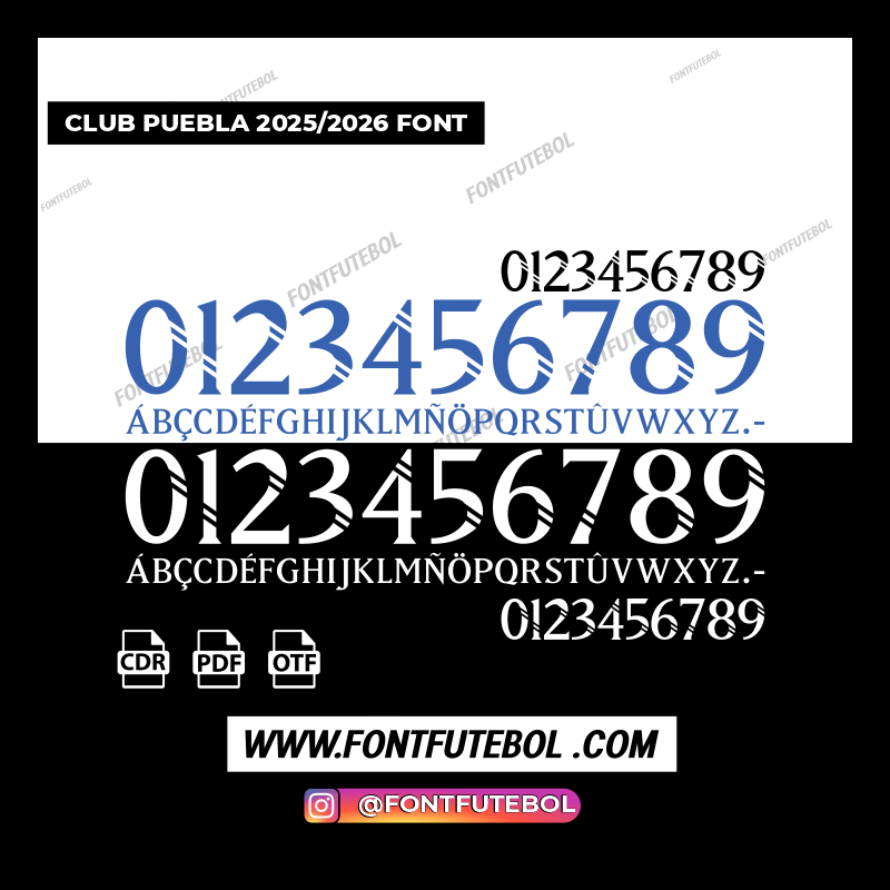 CLUB PUEBLA 2025/2026 FONT
