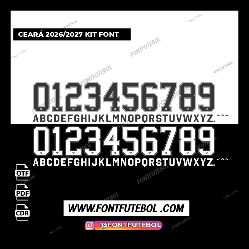 CEARÁ 2026/2027 KIT FONT