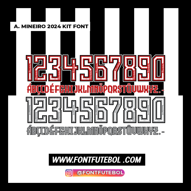 A. MINEIRO 2024 KIT FONT