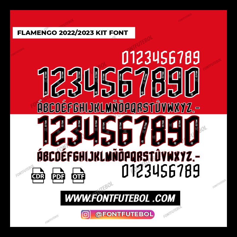 FLAMENGO 2022/2023 KIT FONT