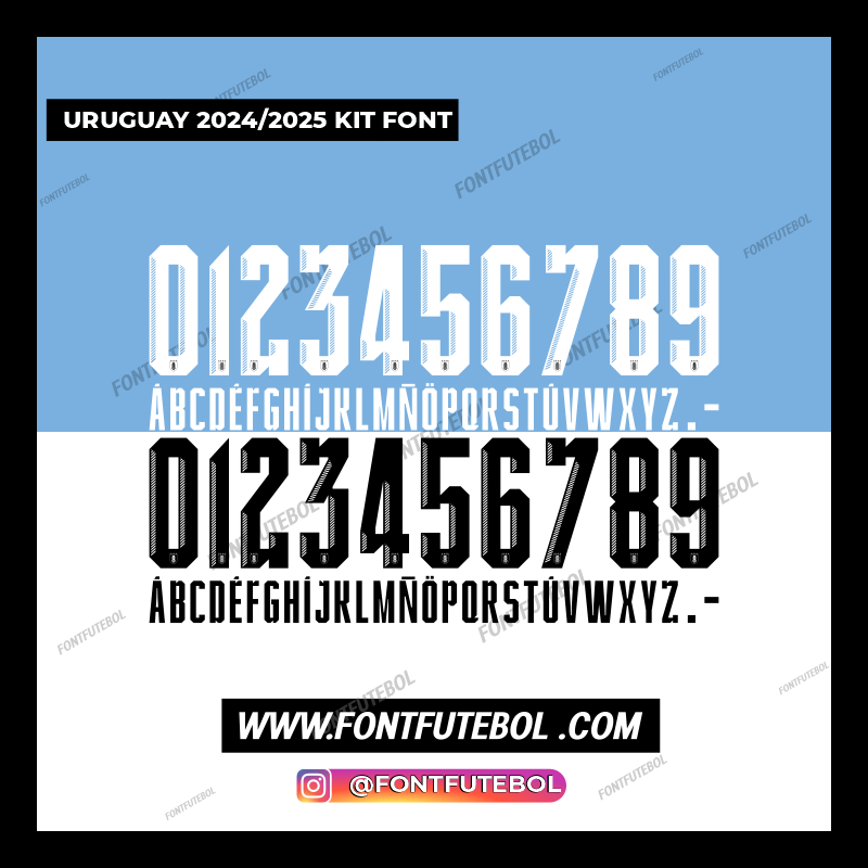 URUGUAY 2024/2025 KIT FONT