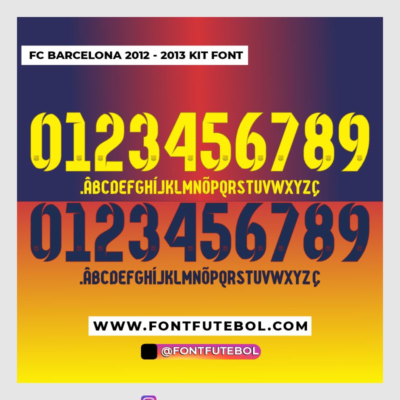 FC BARCLEONA 2012 - 2013 FON KIT