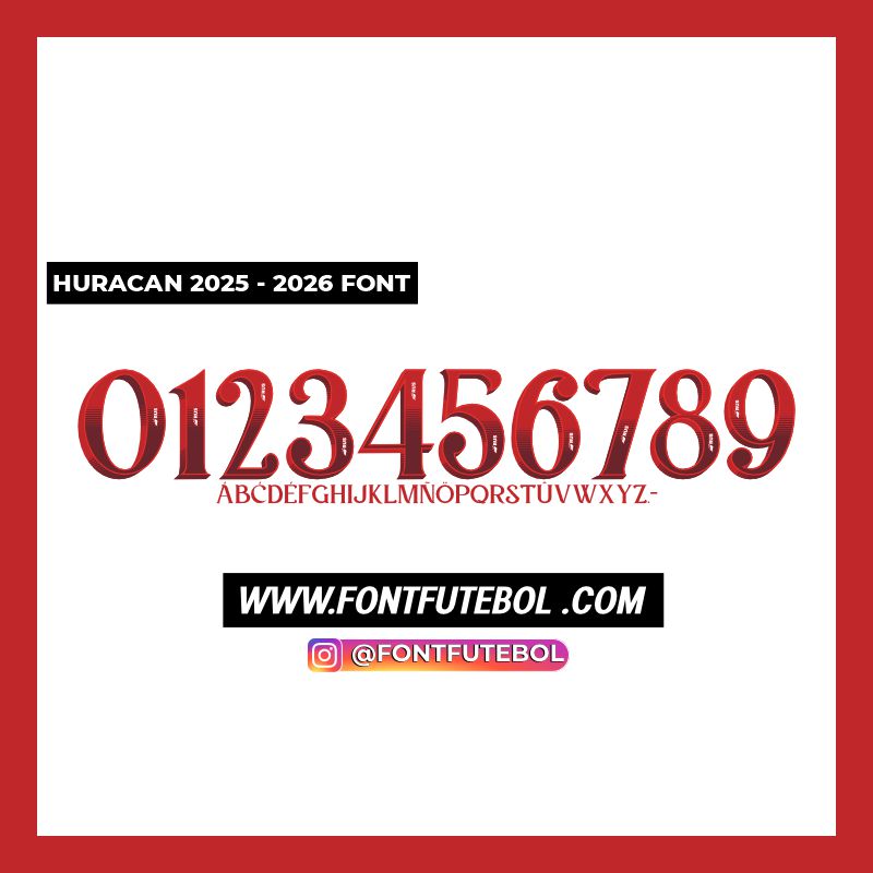 HURACAN 2025 - 2026 FONT