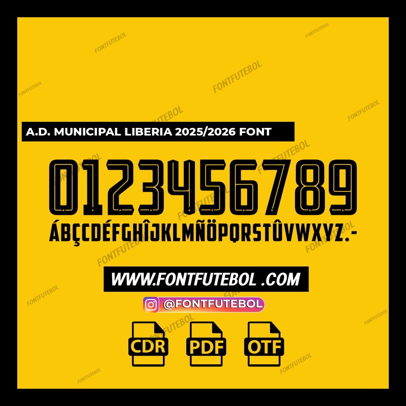 A.D. MUNICIPAL LIBERIA 2025/2026 FONT